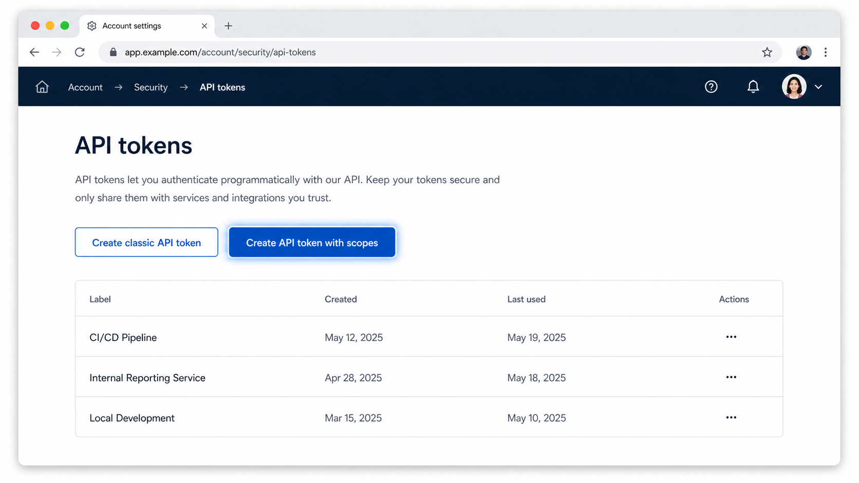 Generate the Jira API token