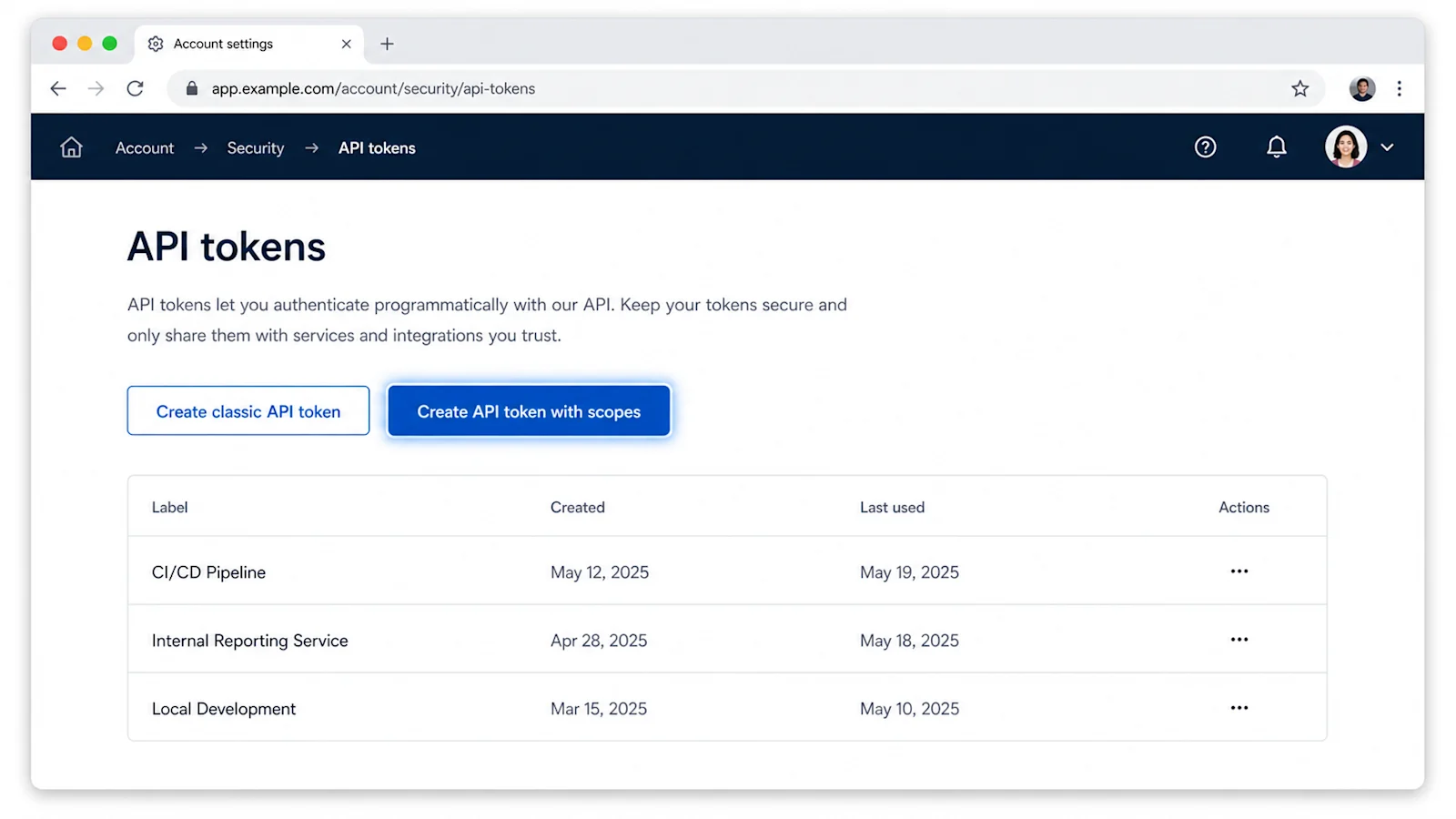 Generate the Jira API token