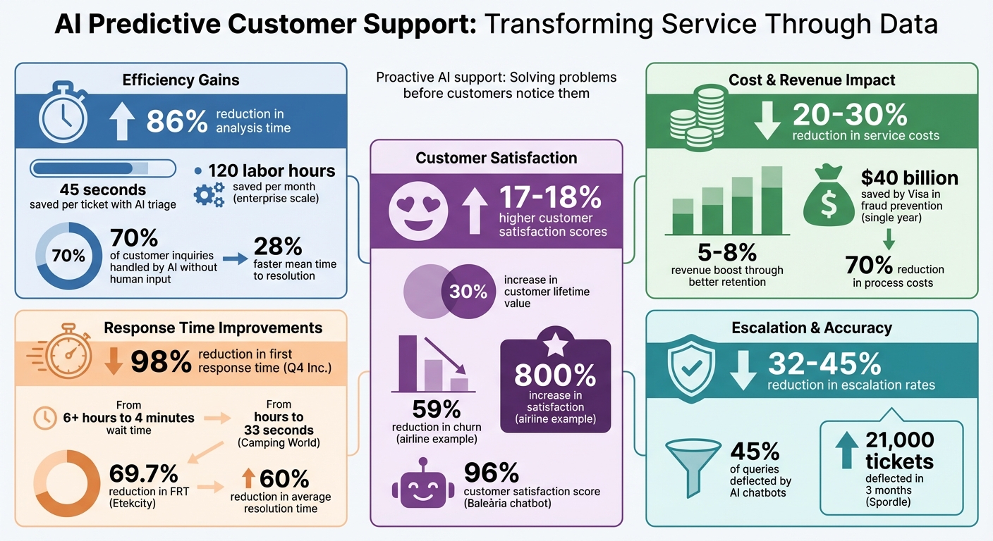 AI Predictive Customer Support- Key Performance Metrics and Benefits
