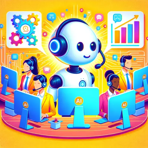AI technology in a call center
