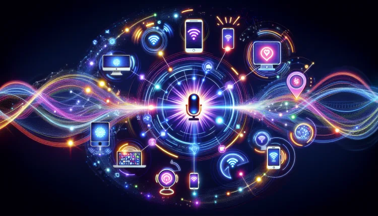 Illustration of omnichannel conversational AI
