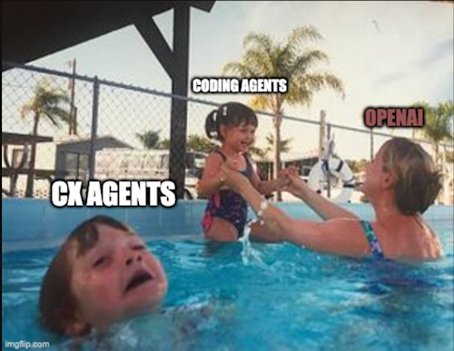 Coding Agents vs CX Agents