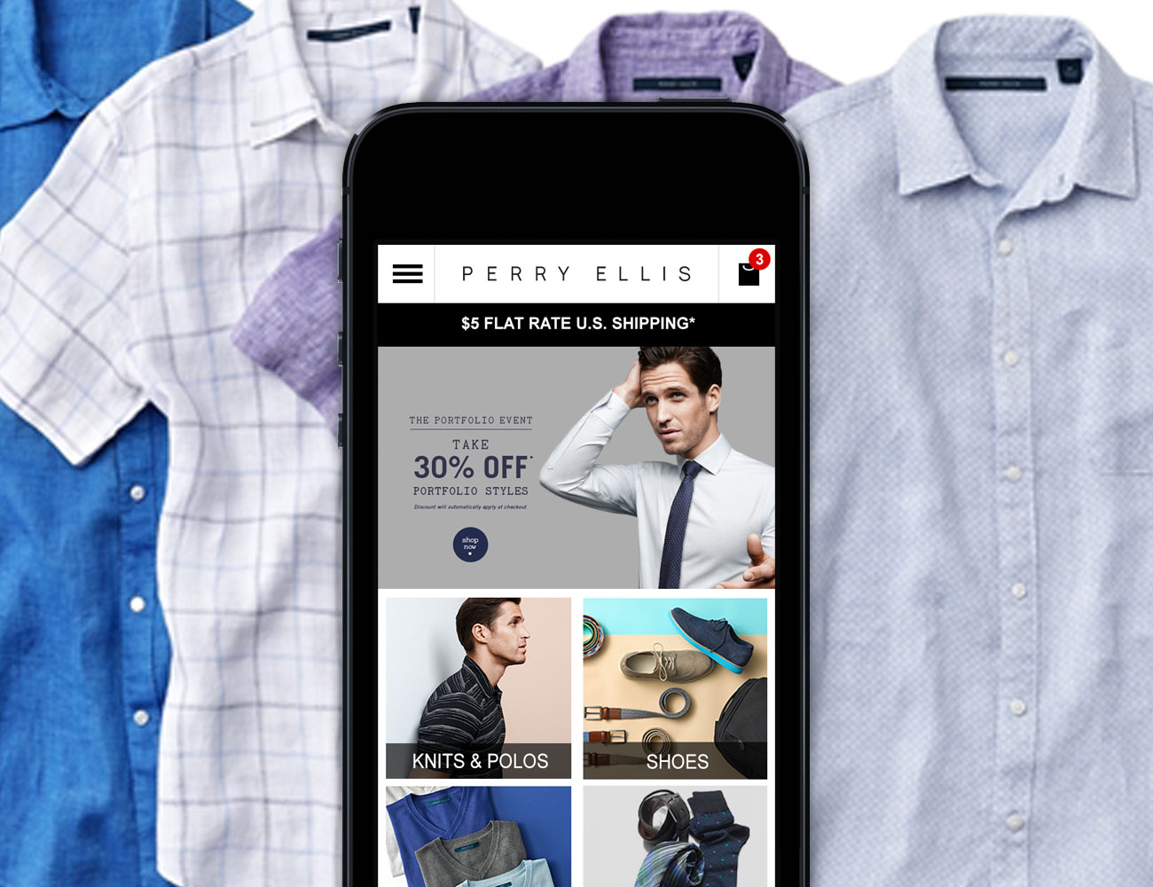 perry ellis website