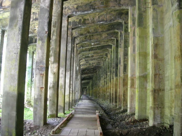 Walk among preserved historic structures along the Great Northern Railway helped built by Japanese American railway workers.