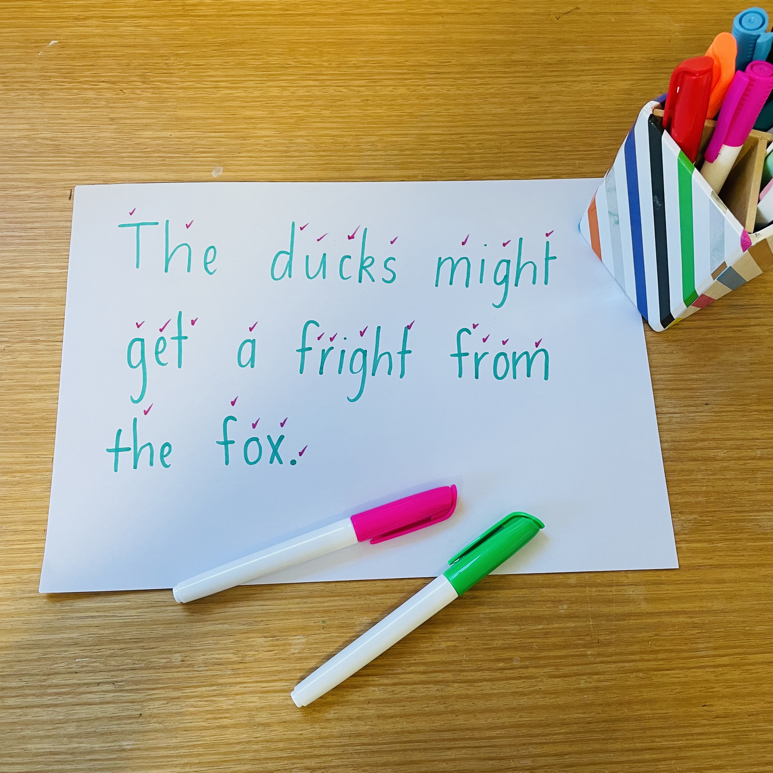 A fun reading lesson for Foundation and Year 1 that explores quick writes and building student writing confidence with a white board.