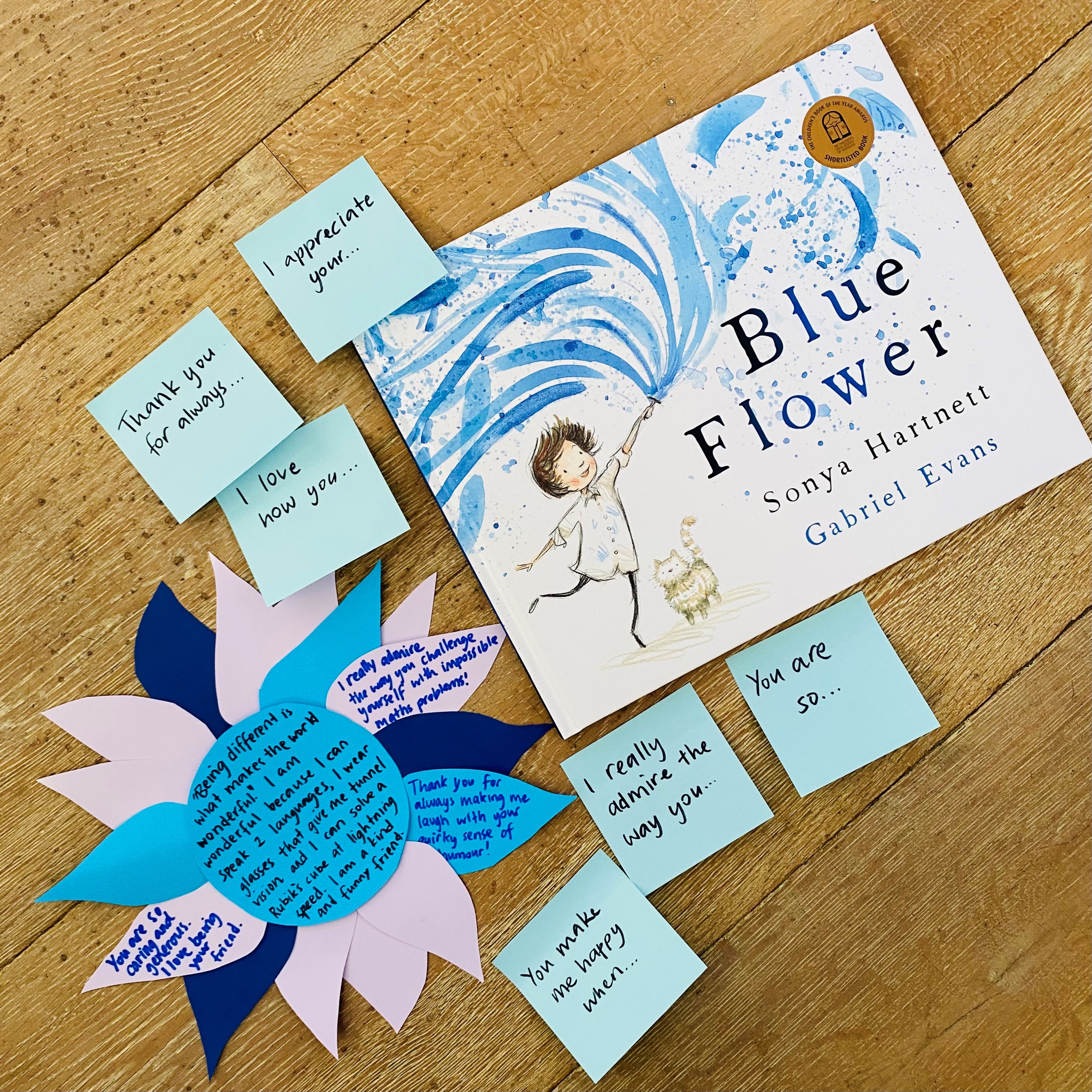 A fun and meaningful lesson using Sonya Hartnett’s beautiful text, ‘Blue Flower’, to inspire students’ thinking as they reflect on what makes them unique. Students give and receive compliments in a safe and supportive environment, as they respond to the valuable lessons of the book, which is unsurprisingly shortlisted for the 2022 CBCA Picture Book of the Year. Happy Book Week! A fun and meaningful lesson using Sonya Hartnett’s beautiful text, ‘Blue Flower’, to inspire students’ thinking as they reflect on what makes them unique. Students give and receive compliments in a safe and supportive environment, as they respond to the valuable lessons of the book, which is unsurprisingly shortlisted for the 2022 CBCA Picture Book of the Year. Happy Book Week!