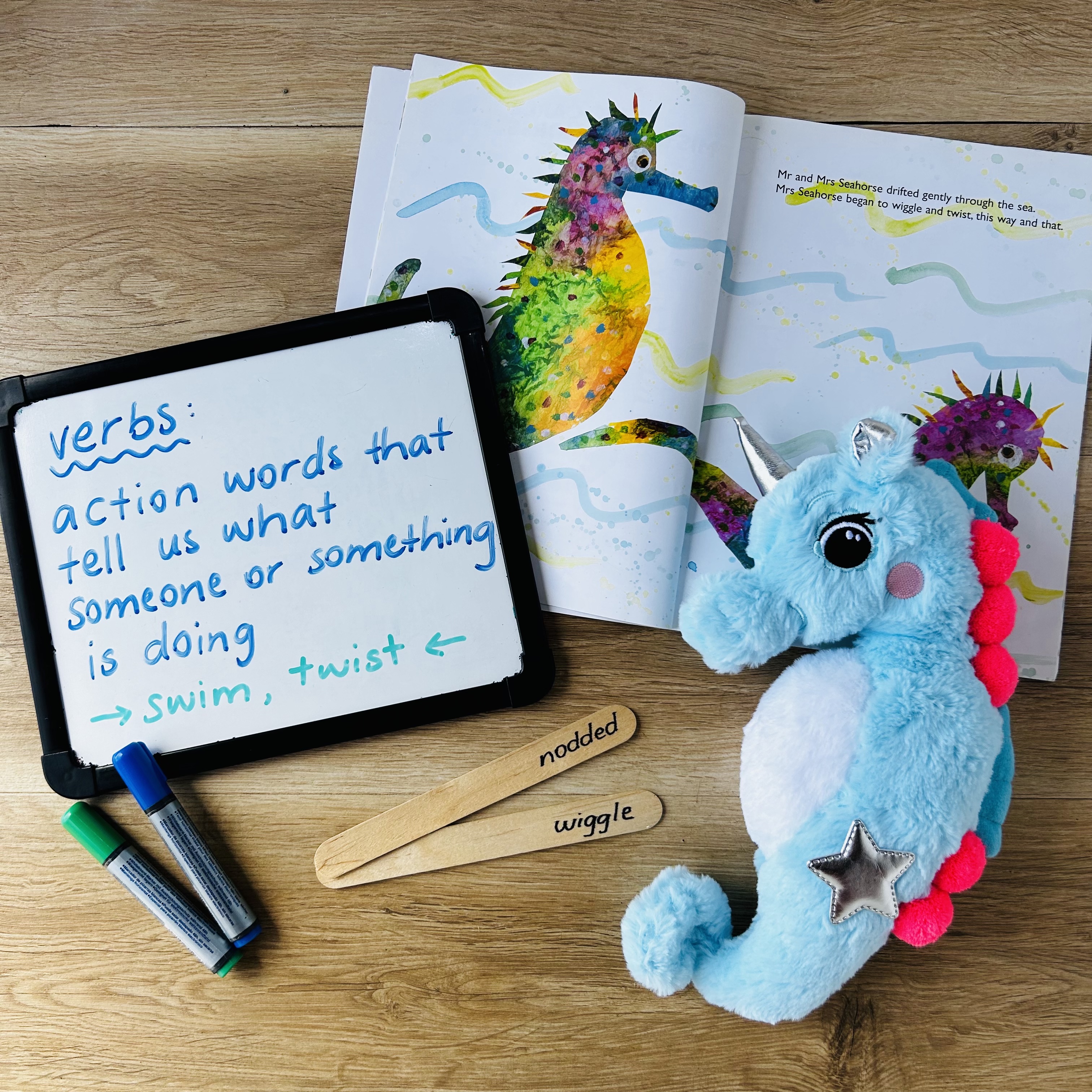 CB2--IMG-Olivia--Mister Seahorse Book Investigation - Hunting for Verbs-L4