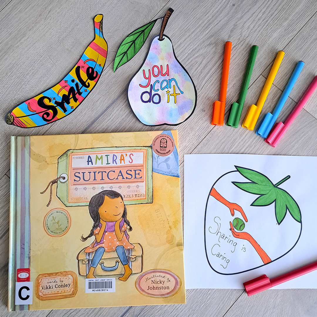 A wonderful comprehension lesson that explores the theme of the text and encourages students to make their own connections to the text. Here we have students creating fruit for the class friendship tree that highlight ideas on how to be kind.