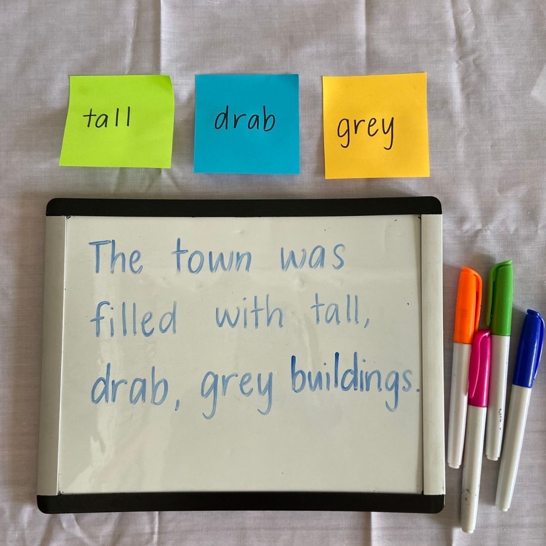 Exploring Setting Focus on AdjectivesFree Vocabulary Figurative