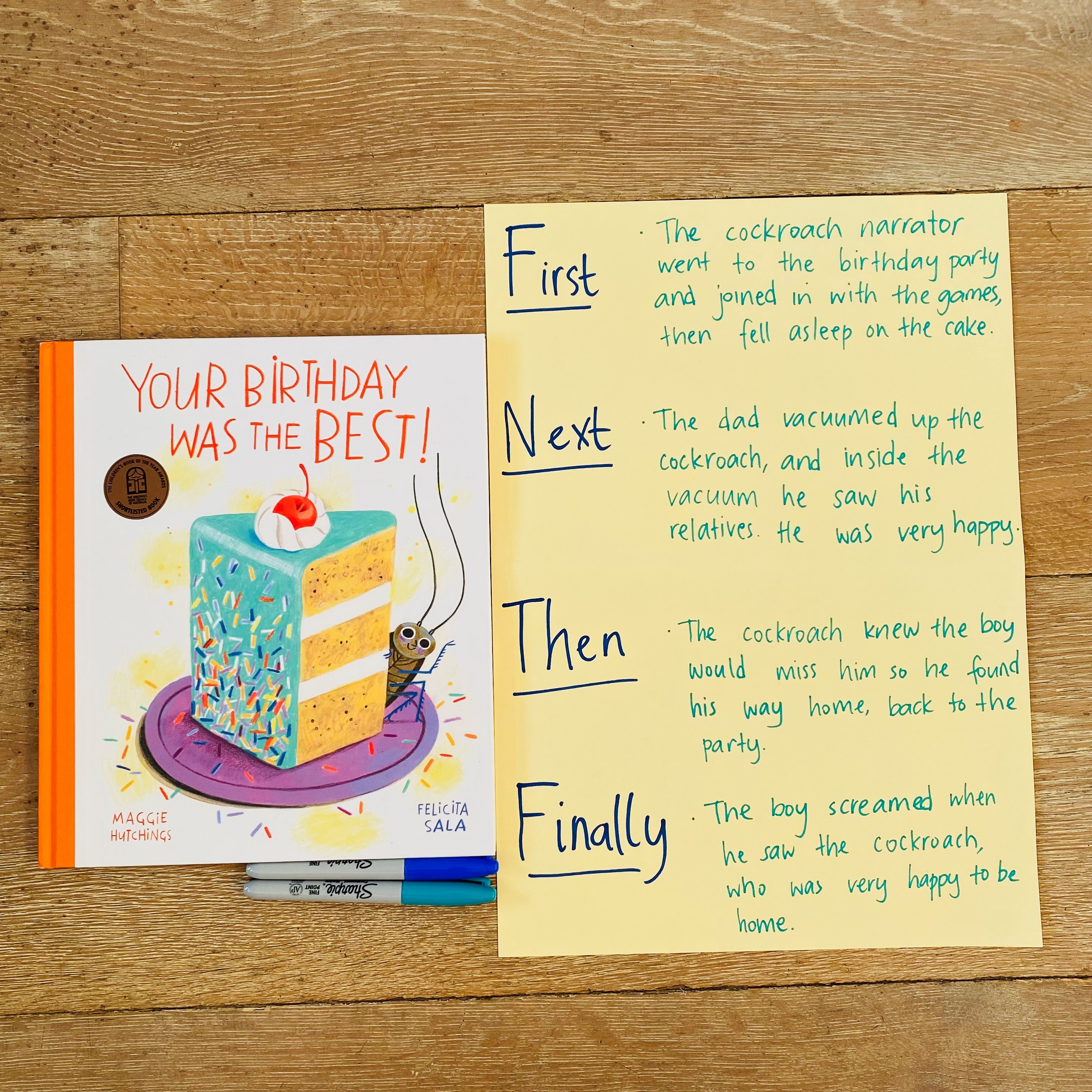 An engaging and explicit lesson to support students to summarise a fiction text concisely. Using their learning about point of view, students consider the impact this has on the events in a text. Maggie Hutching’s wonderful book, Your Birthday Was The Best! Is used as a mentor text to guide student learning.