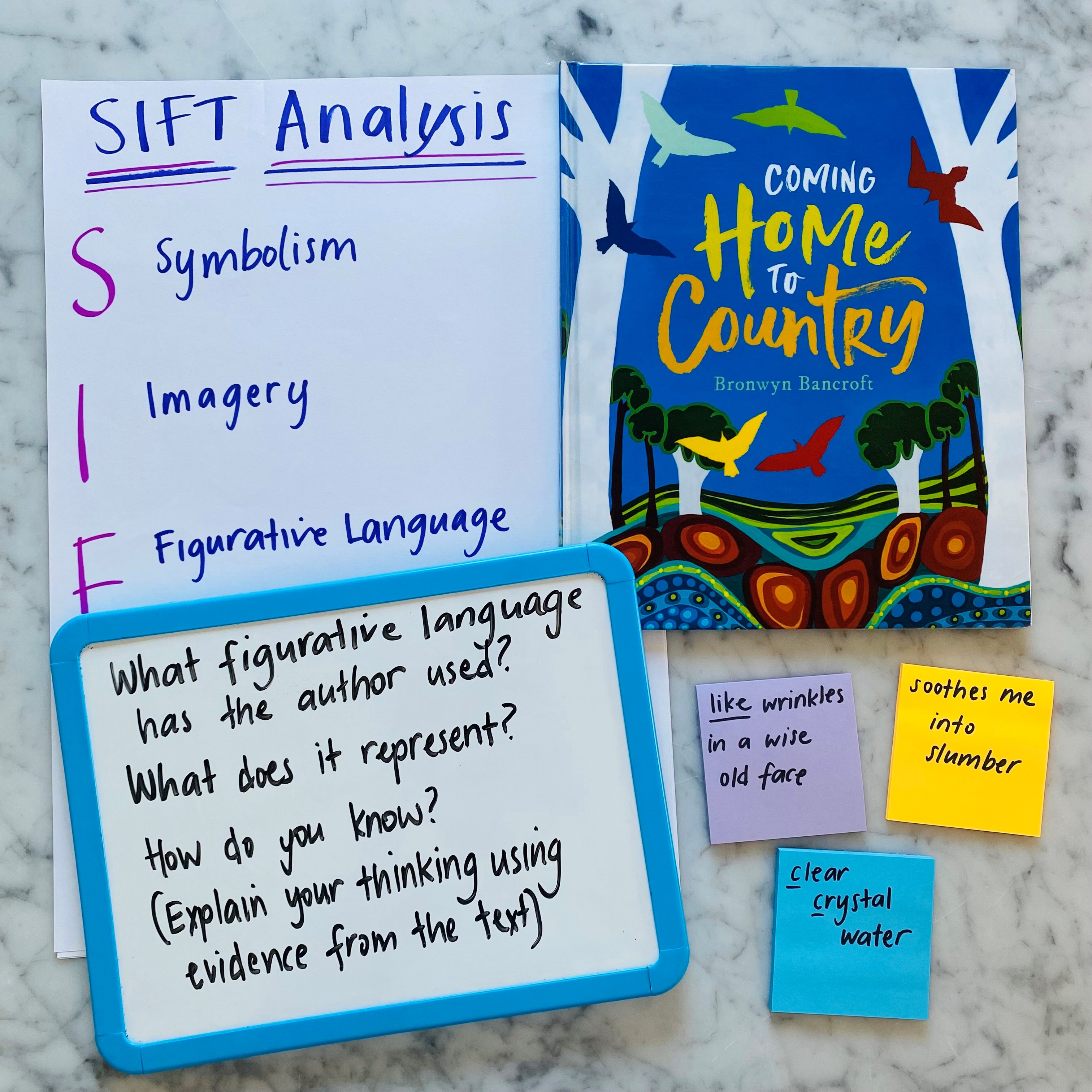 SIFT Analysis Figurative Language High quality literacy lesson Cleverbean