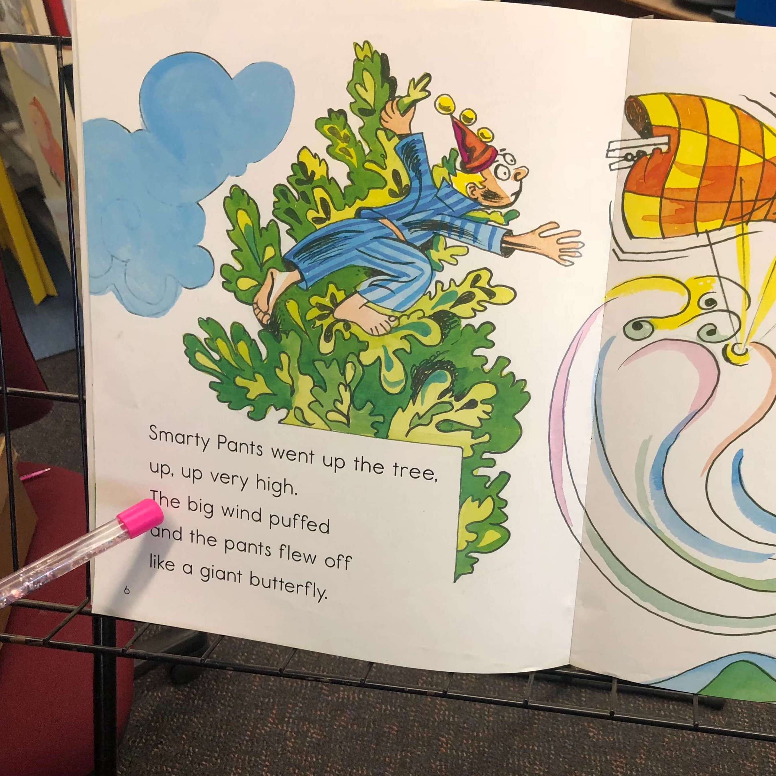 A fun reading lesson for foundation students to understand the direction of the text and how we read books.