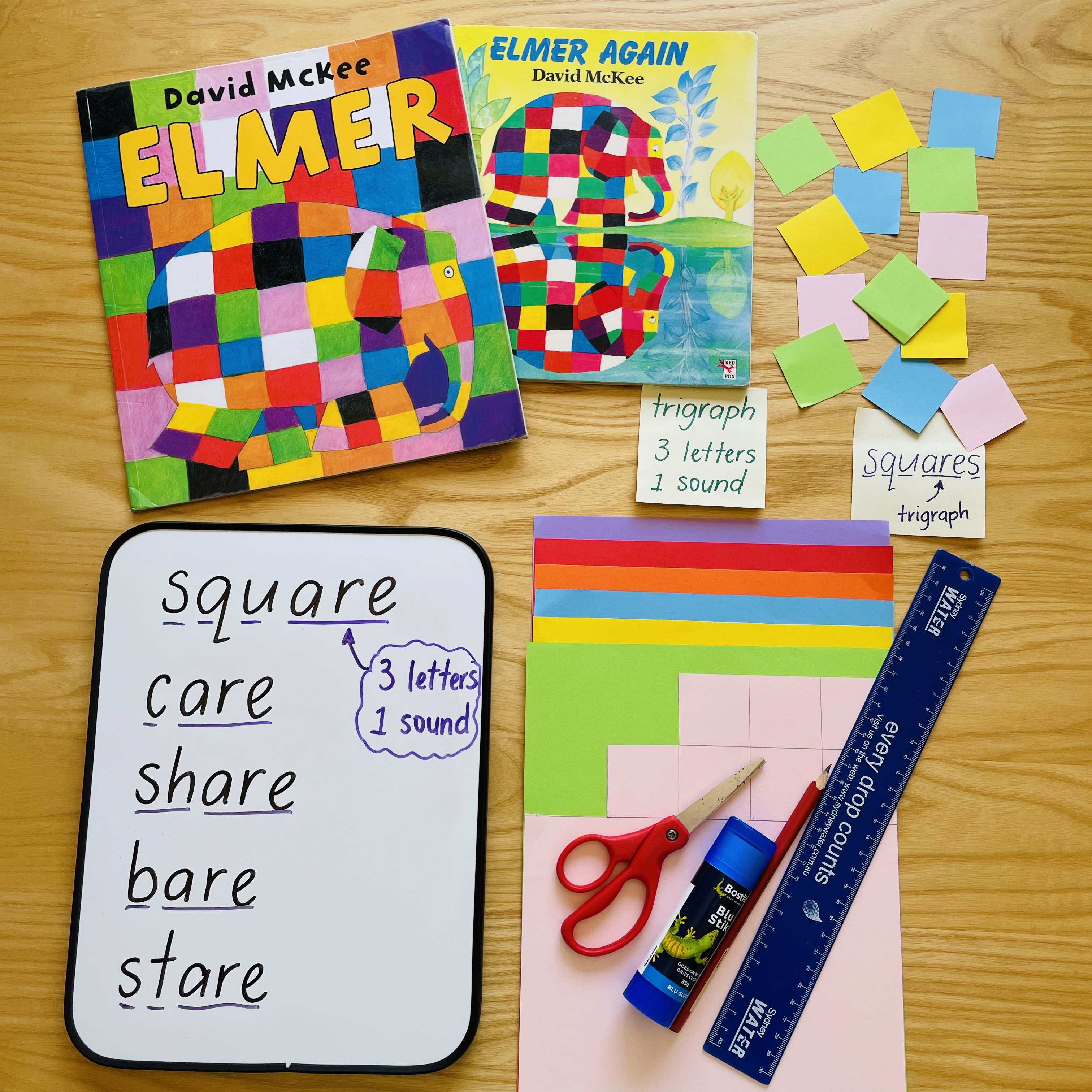 Trigraphs - Focus /are/ as in square Trigraphs - Focus /are/ as in square