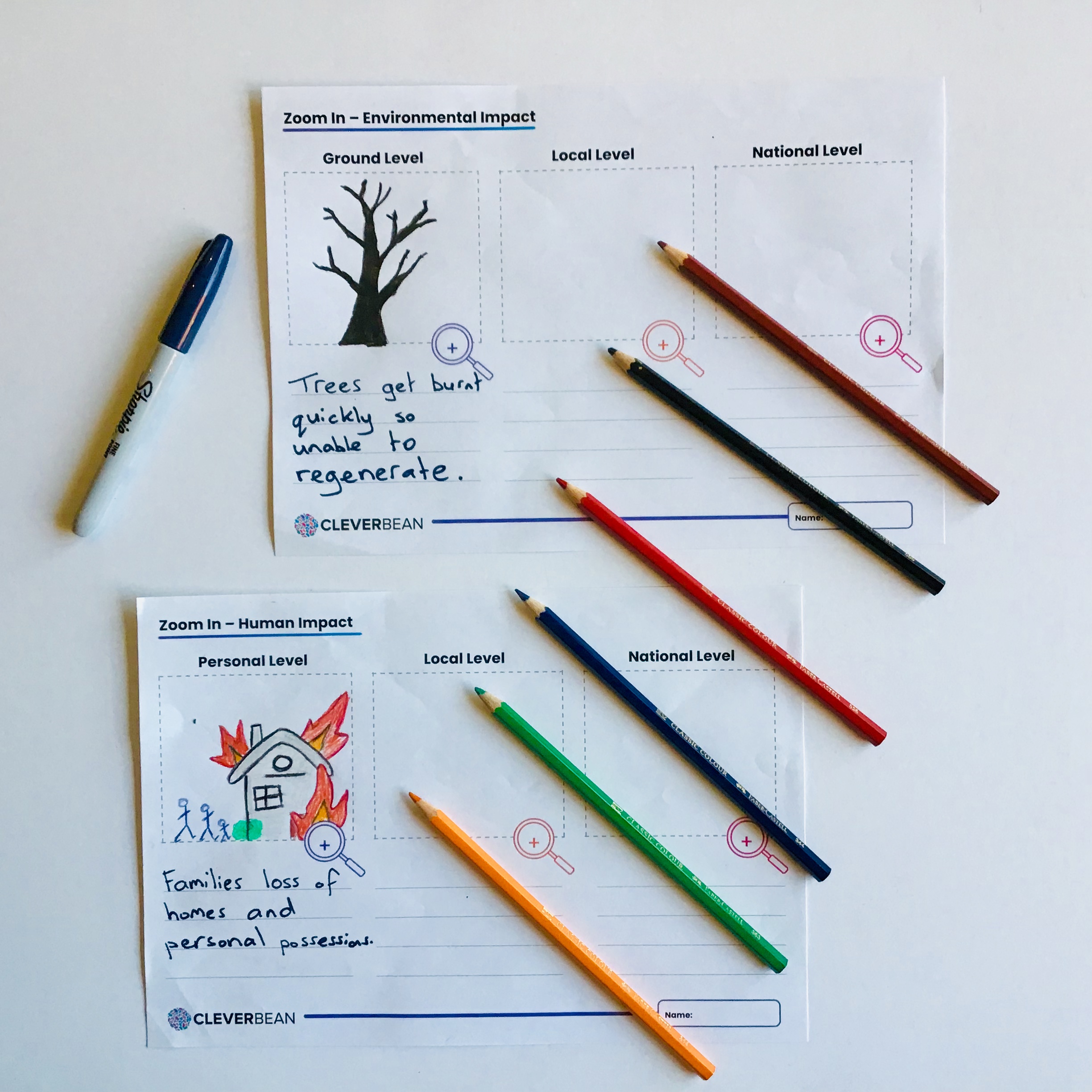 A fun reading lesson for grades 5 and 6 students that explores the human and environmental impacts of bushfires. This lesson encourages students to think about the impact at a local, community and national level by using a ‘Zoom In’ thinking routine.