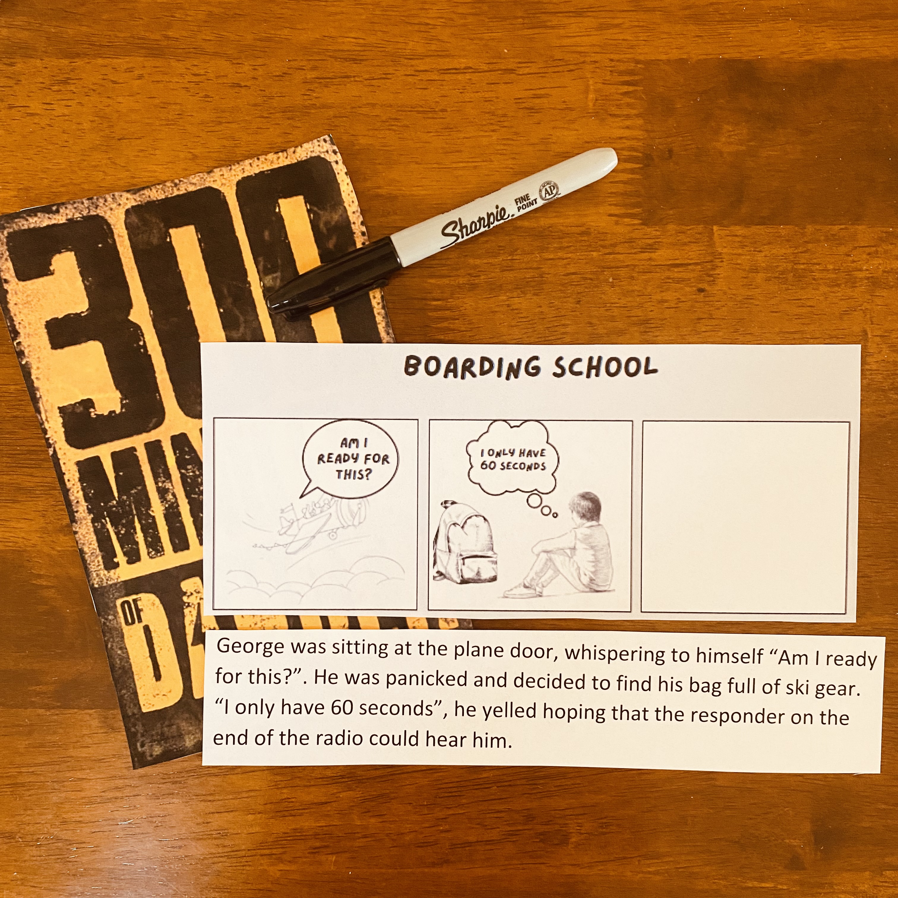 Let your students get creative, with this comic strip dialogue activity. Supporting students to use dialogue in their writing like Jack Heath does in “300 Minutes of Danger”.