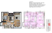 Apartment FOR SALE – 83.78 m² | Park Residence, Fushë Kosova - Thumbnail 2