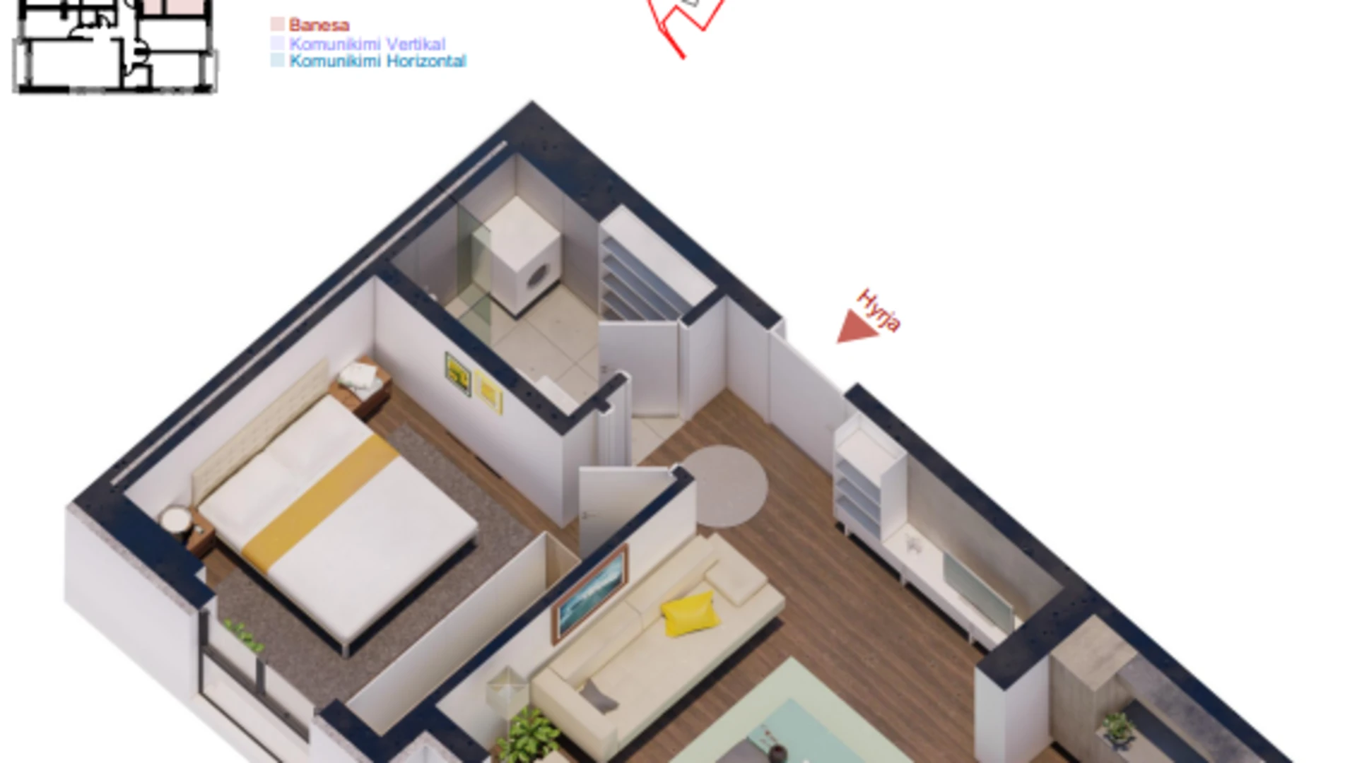 Apartment for sale in the Shiki Complex, New Prishtina neighborhood. - Image 1