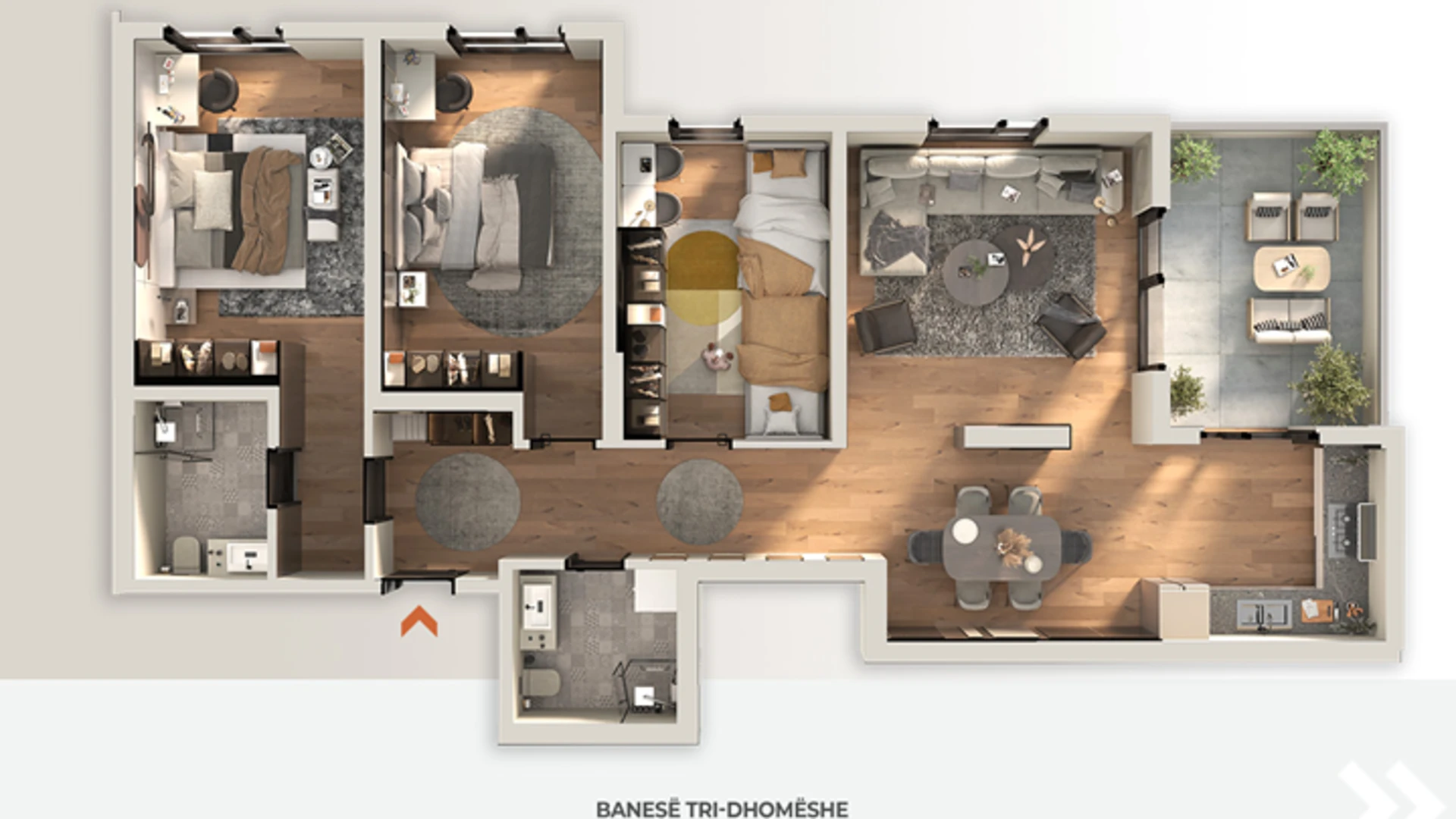 Apartment for Sale – 116 m² in AKTIV Complex – Drenas (10th Floor) - Image 1