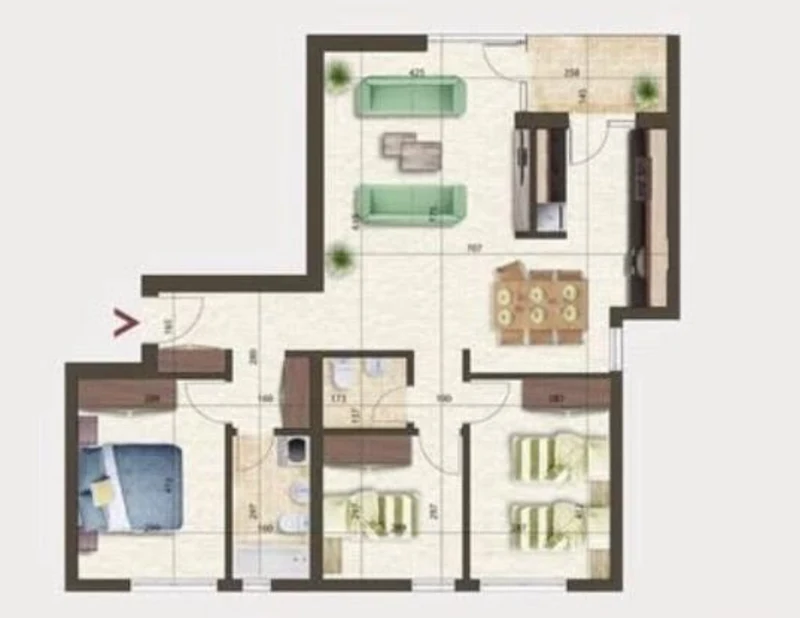 For sale: Apartment with a total area of 109 m², located in the Muhaxherëve neighborhood, at Front Tower, in Prishtina. - Image 7