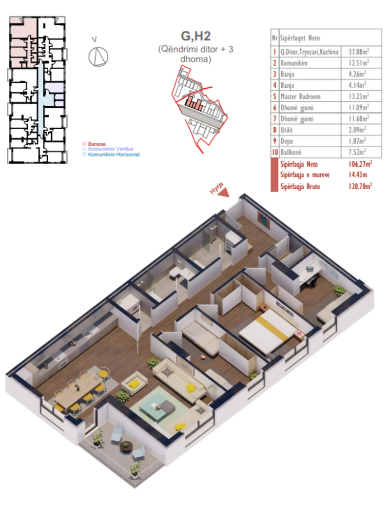 Banesa në shitje në Kompleksin Shiki, në lagjen Prishtina e Re. - Image 1