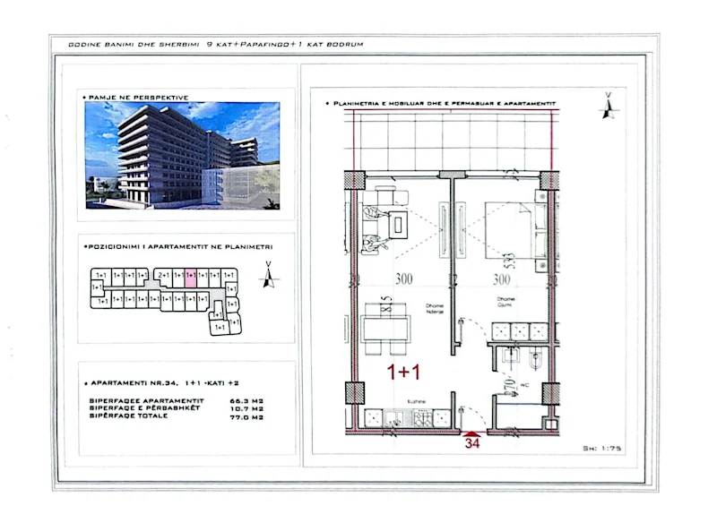 EKSKLUZIVE | Banesë në SHITJE - 77 m² në Shëngjin - Image 1