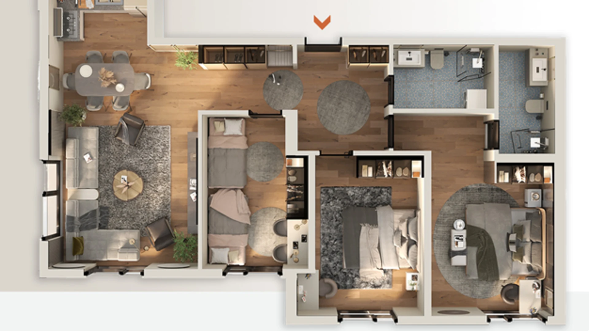 Apartment for Sale – 104.5 m² in AKTIV Complex – Drenas (10th Floor) - Image 1