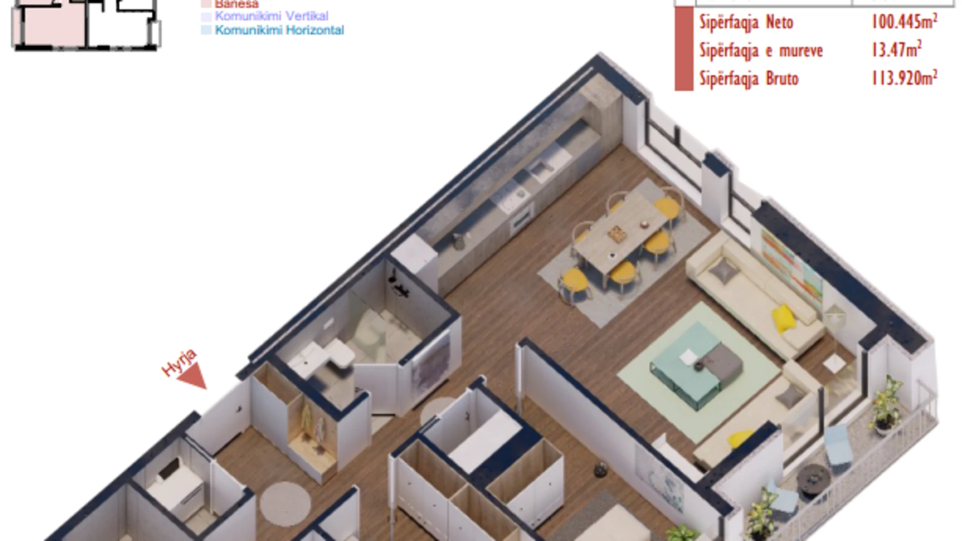 Banesa në shitje në Kompleksin Shiki, në lagjen Prishtina e Re. - Image 1