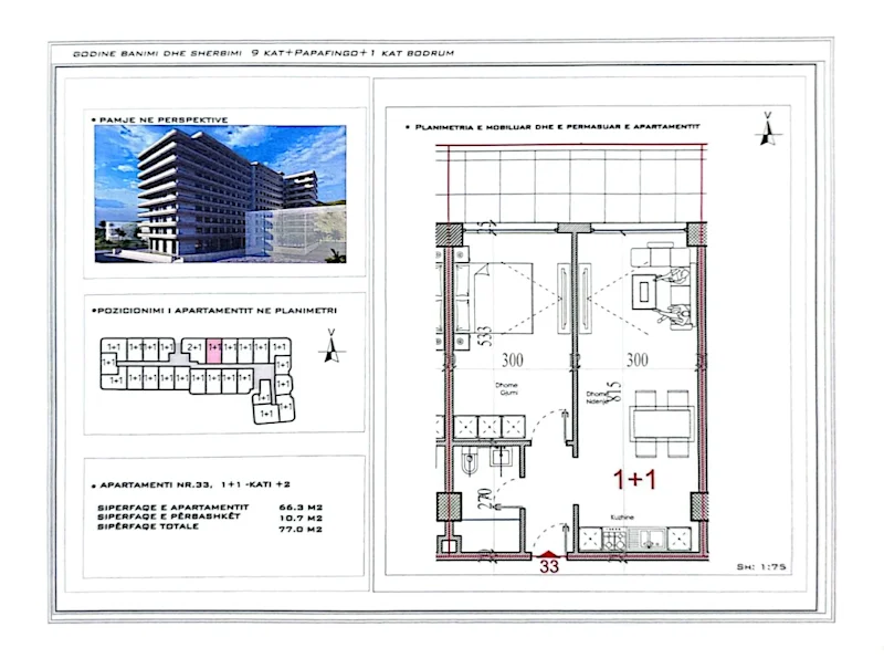EXCLUSIVE | Apartment for SALE – 77 m² in Shëngjin - Image 1