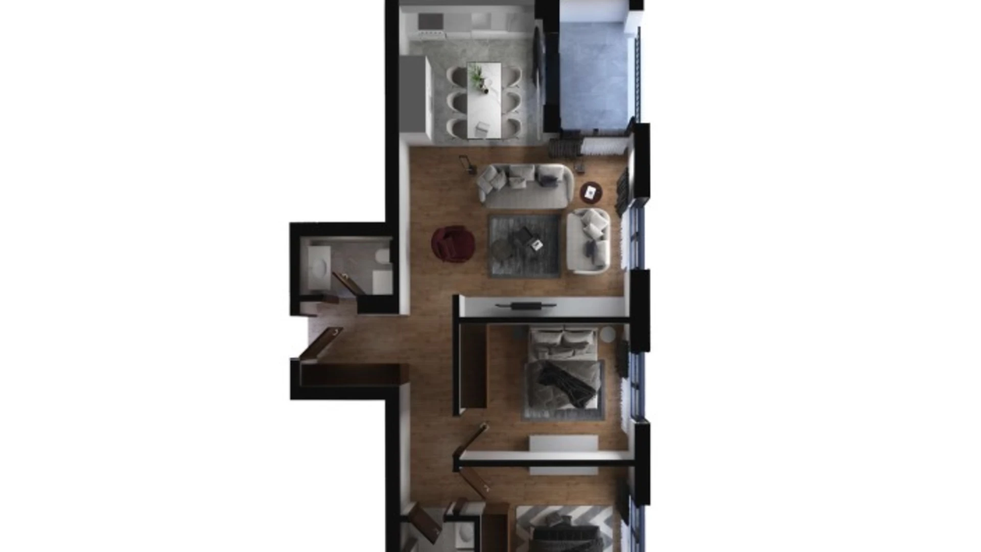 Shitet banesa me sipërfaqe 88.11 m², e vendosur në lagjen Prishtina e Re, në kompleksin Prime Residio. - Image 1