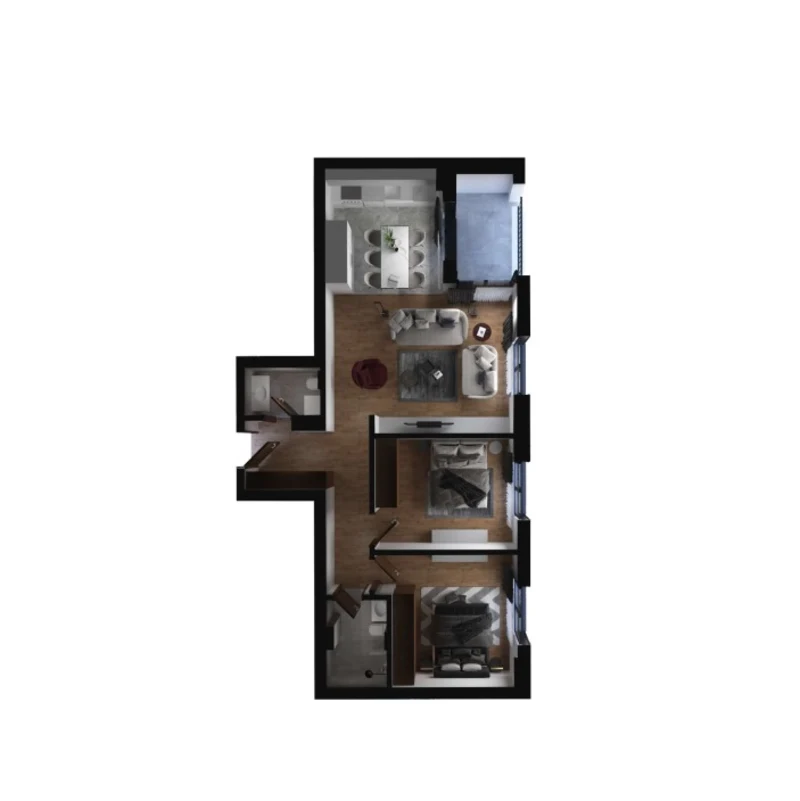 Shitet banesa me sipërfaqe 88.11 m², e vendosur në lagjen Prishtina e Re, në kompleksin Prime Residio. - Image 1