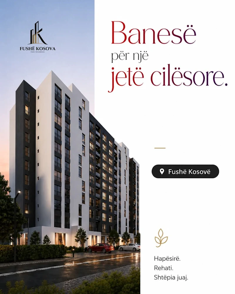 Banesë në SHITJE – 60.81 m² | Fushë Kosovë, Park Residence - Image 1