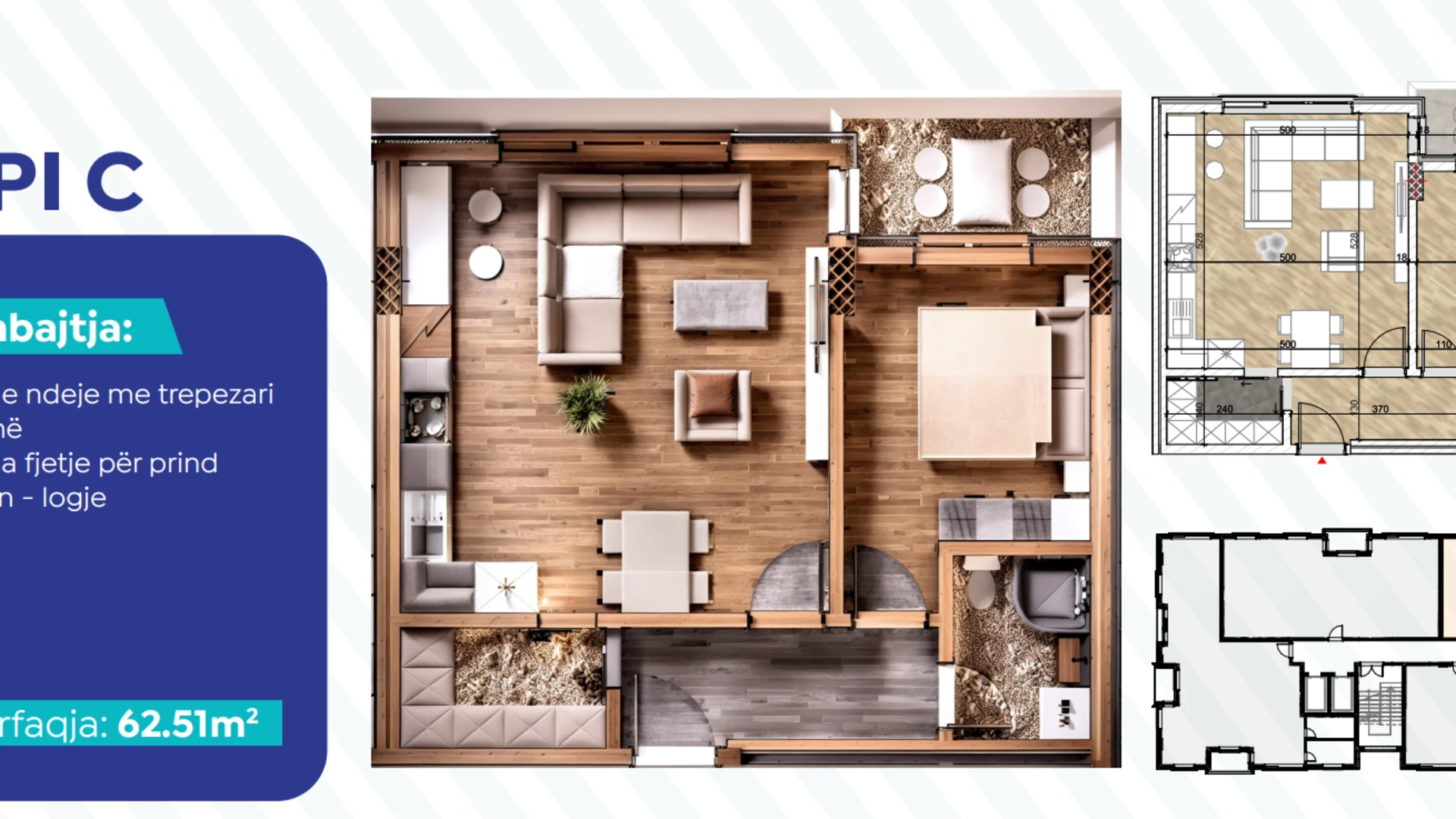 For sale: a 62.51 m² apartment located in the highly desirable neighborhood of Emshir. - Image 1