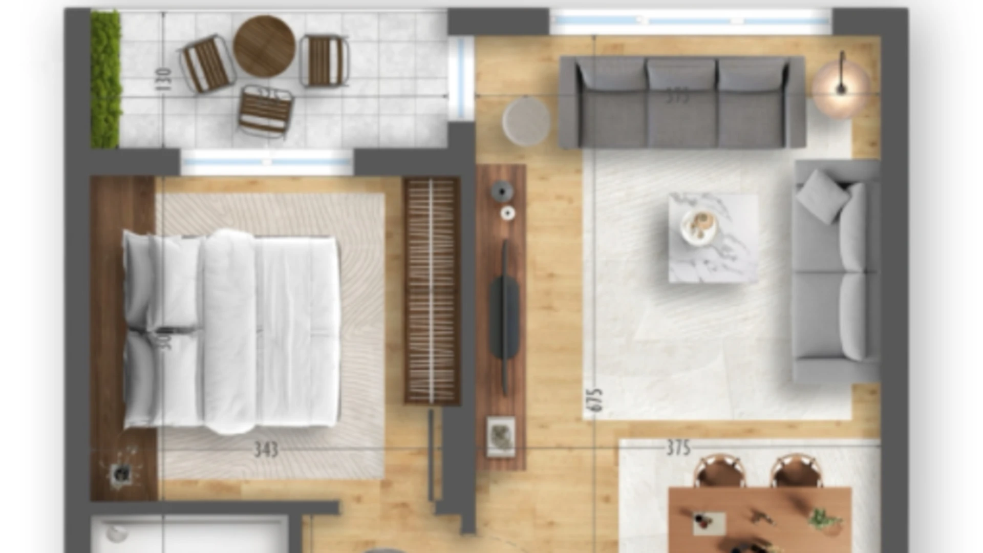 Apartment for Sale – 55.82 m² in Alfest Complex, Bresje. - Image 1