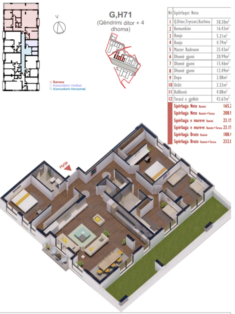 Apartment for sale in the Shiki Complex, New Prishtina neighborhood. - Image 1