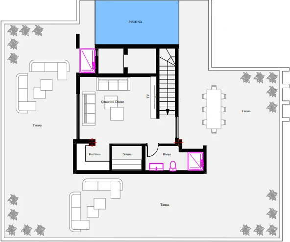Shitet Penthouse në Gjakovë, në rrugën Beqir Kastrati, vetëm pak metra larg stadiumit "Vllaznimi". - Image 3