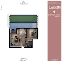 For sale: An 88.84 m² apartment, located in Prime Residence, in the Prishtina e Re neighborhood. - Thumbnail 1