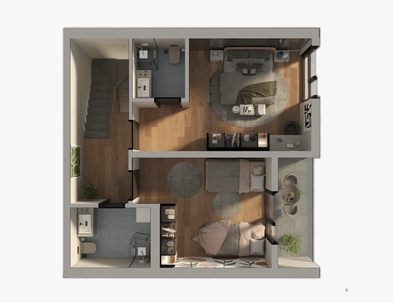 SHITET Duplex Modern në Drenas, 118.2 m² – Gati për Banim - Image 2