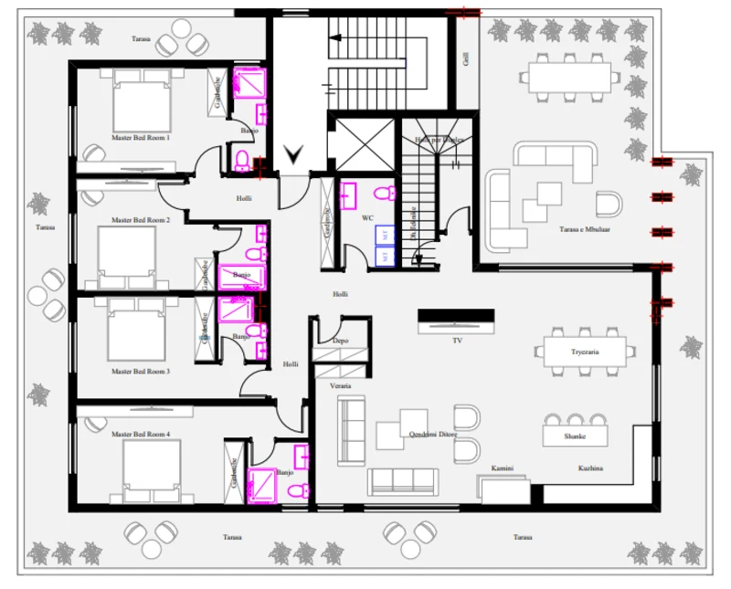 Shitet Penthouse në Gjakovë, në rrugën Beqir Kastrati, vetëm pak metra larg stadiumit "Vllaznimi". - Image 2
