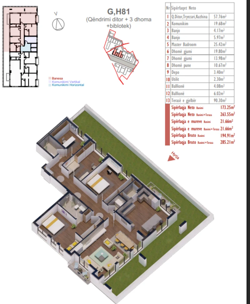 Banesa në shitje në Kompleksin Shiki, në lagjen Prishtina e Re. - Image 1