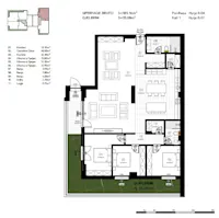 For sale: Apartment with a total area of 185.16 m², located in the Prishtina e Re neighborhood, within the Prime Resido complex. - Thumbnail 2