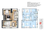Apartment FOR SALE – 80.00 m² | Park Residence, Fushë Kosova - Thumbnail 2