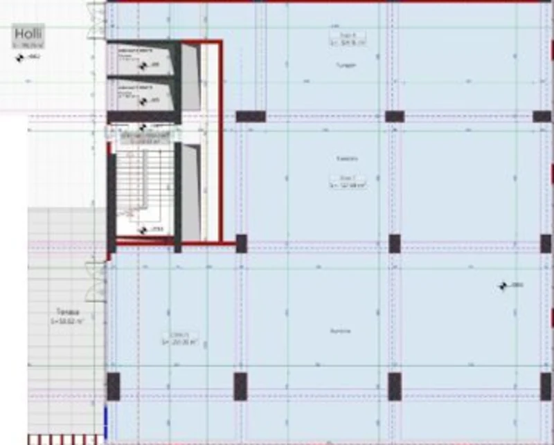 Commercial space for rent with a total area of 553 m², located in Lakrishte floor 1, in Prishtina. - Image 1