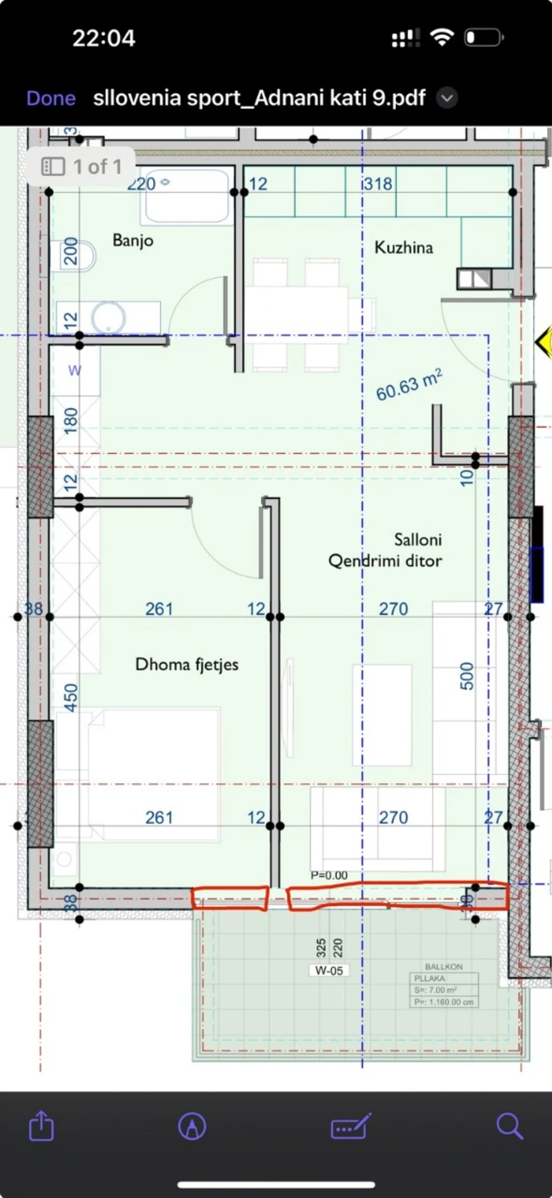 Shitet banesa 60 m² në Mahallën e Muhaxherëve, afër Sllovenia Sport. - Image 1