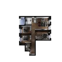 For sale: Apartment with a total area of 118.78 m², located in the Prishtina e Re neighborhood, within the Prime Resido complex. - Thumbnail 1