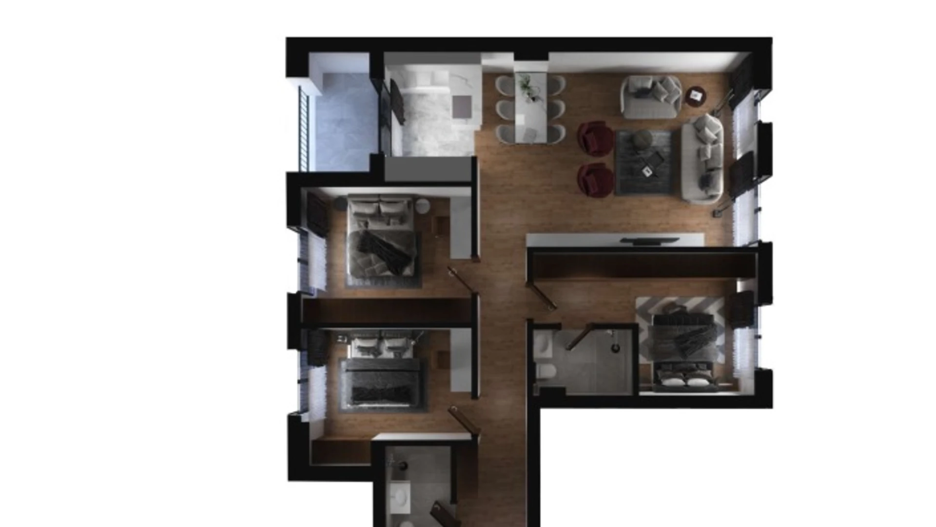 For sale: Apartment with a total area of 118.78 m², located in the Prishtina e Re neighborhood, within the Prime Resido complex. - Image 1