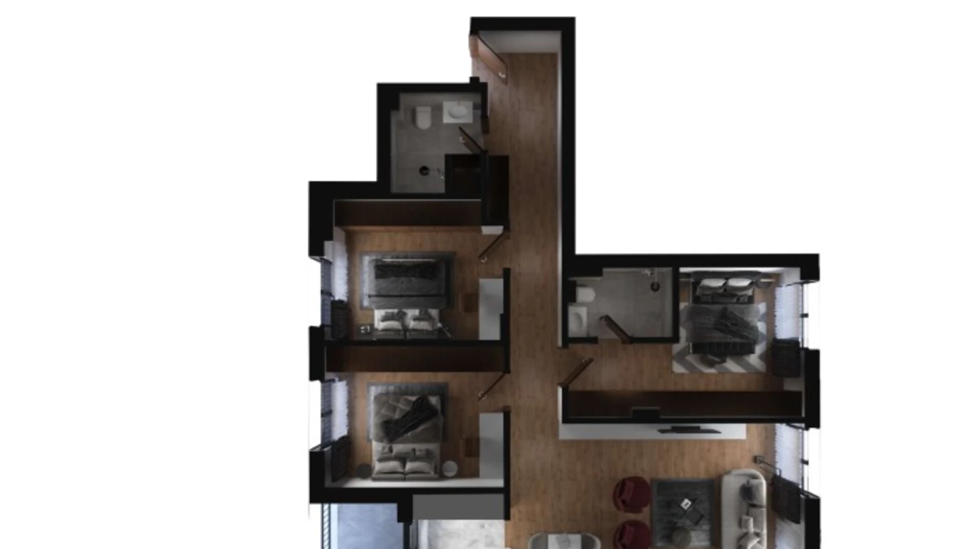 For sale: Apartment with a total area of 119.70 m², located in the Prishtina e Re neighborhood, within the Prime Resido complex. - Image 1