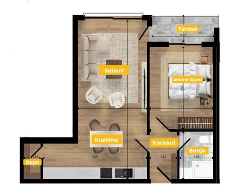 Shitet Banesa – Lagjja Emshir, Kompleksi “Nartel” - Image 1