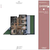 Shitet banesa me sipërfaqe 153.04 m², e vendosur në lagjen Prishtina e Re, në kompleksin Prime Residence. - Thumbnail 1