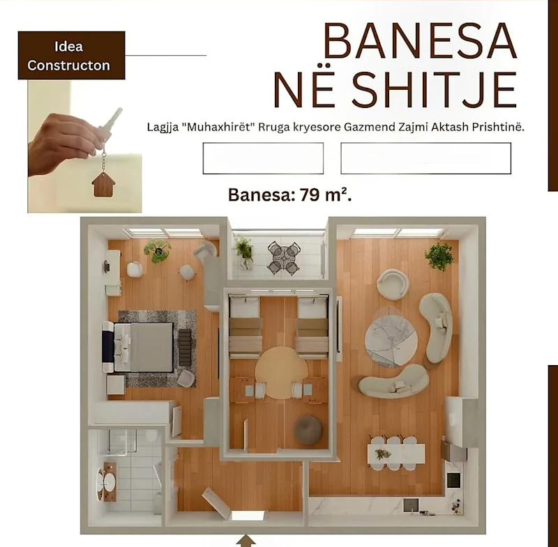 Shitet Banesa – Lagjja e Muhaxherëve, prapa Restaurant “Rugova”. - Image 1