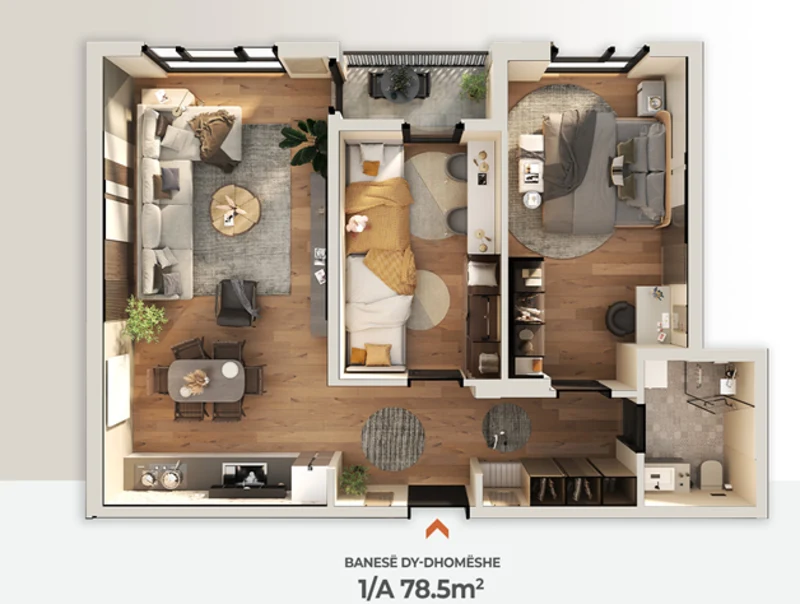 Apartment for Sale – 78.5 m² in Aktiv Complex, Drenas – 1st Floor - Image 1